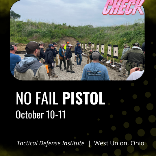 No Fail Pistol - Presscheck Training